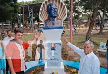 Foto: Jinotepe, Carazo, celebra a Rubén Darío con una escultura de gran significado cultural/TN8