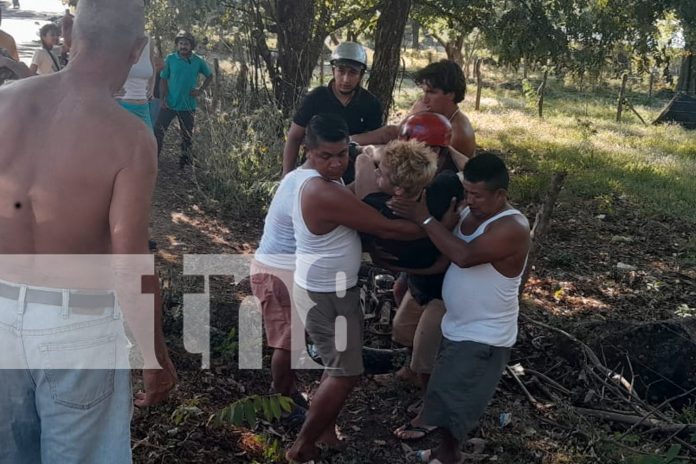 2 Foto: Turista belga sufre fractura tras perder el control de su moto en la Isla de Ometepe/TN8