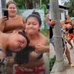 ¿Tú lo harías? Por quita maridos la amarraron a un poste y la dejaron pelona Foto: En Perú amarraron a una mujer y le cortaron el cabello /Cortesía