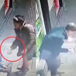 ¡Vivo de milagro! Mujer le cortó el cuello en plena vía pública de Chile Foto: En Chile, mujer cortó el cuello a un hombre con un cuchillo  /cortesía