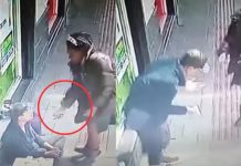 ¡Vivo de milagro! Mujer le cortó el cuello en plena vía pública de Chile Foto: En Chile, mujer cortó el cuello a un hombre con un cuchillo /cortesía