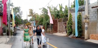 Foto: Barrio Solidaridad, en Managua, alcanza el 95% de cobertura asfáltica en sus calles / TN8