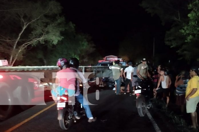 Foto: Accidente mortal en Chinandega/TN8 Foto: Accidente mortal en Chinandega/TN8