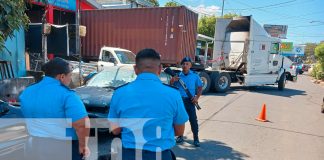 Foto: Lamentable accidente en el sector del barrio La Habana, Managua/TN8