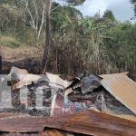 Incendio arrasa con vivienda y herramientas en finca de café en Jalapa Foto: Incendio arrasa con vivienda y herramientas en finca de café en Jalapa/TN8