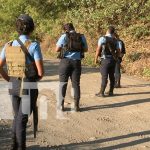 Foto: Policía continua con las investigaciones en el cerro motastepe/TN8