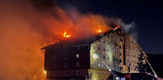 Foto: Incendio en estación de esquí en Turquía /Cortesía