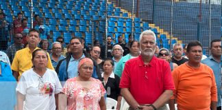 Foto:Inversión millonaria en el estadio: 1.7 millones en butacas y 229 mil en la red de contorno. ¡Granada se alista para el Pomares!/TN8