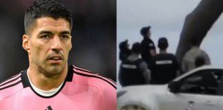 Foto: Luis Suárez ayuda a evitar un suicidio en Uruguay /Cortesía