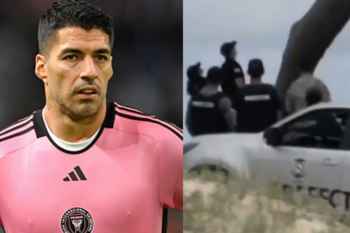 Foto: Luis Suárez ayuda a evitar un suicidio en Uruguay /Cortesía Foto: Luis Suárez ayuda a evitar un suicidio en Uruguay /Cortesía