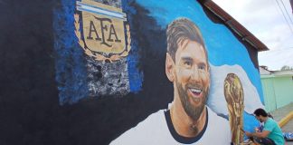 Foto: Mural de Messi en Jinotepe