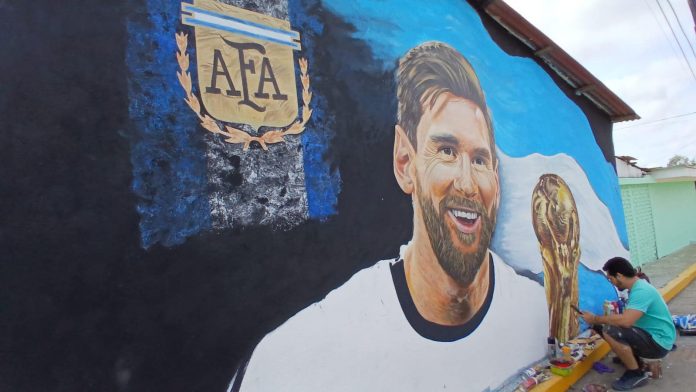 Foto: Mural de Messi en Jinotepe Foto: Mural de Messi en Jinotepe