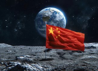 Foto: China colocará la primera bandera ondeante en la Luna /Cortesía