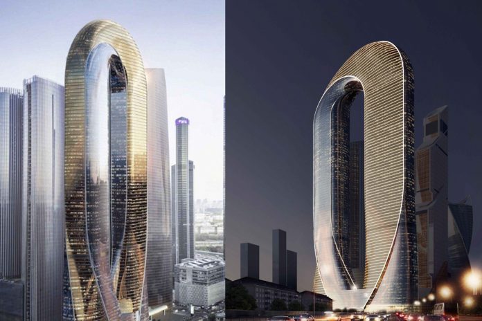 Foto: Rascacielos con forma de cinta de Moebius se levantará en Moscú /Cortesía Foto: Rascacielos con forma de cinta de Moebius se levantará en Moscú /Cortesía