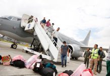 Aterriza en Colombia el tercer avión con deportados de EE.UU. Foto: Llega a Colombia un tercer avión con deportados de EE.UU. /Cortesía