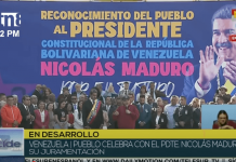Presidente Daniel Ortega: «Aquí está David, el héroe, el revolucionario Nicolás Maduro» Foto: Presidente Daniel Ortega junto al Presidente Nicolás Maduro
