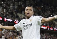 Mbappé conduce al Real Madrid al liderato en goleada Kylian Mbappé despierta en goleada del Real Madrid