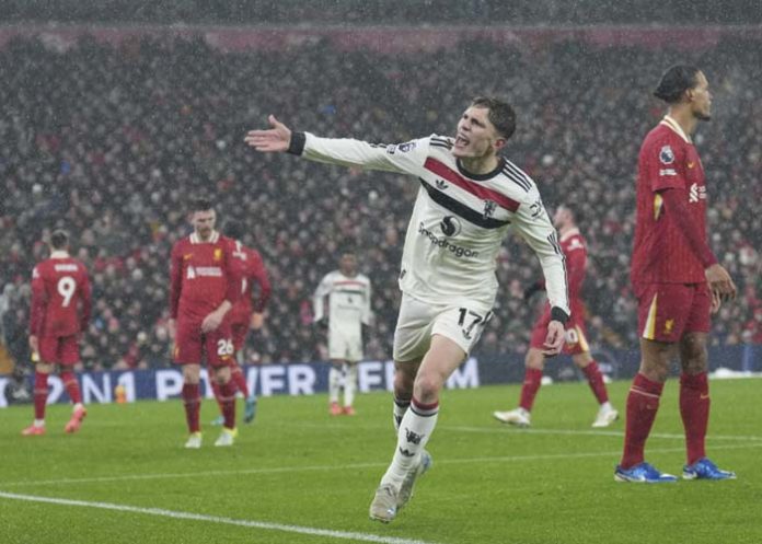 Garnacho manchester, united, liverpool, premier, league,