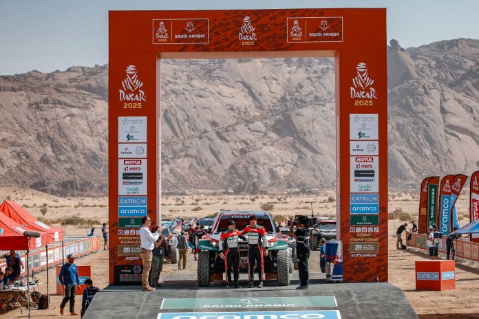 Marca-de-Agua-Para-Redes-TN8 Foto: El Puma Energy Rally Team comenzó la gran aventura del Dakar 2025 en Arabia Saudita / Cortesía
