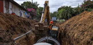 Foto: Trabajos de drenaje pluvial en Managua / TN8