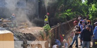 Foto: Trabajos de drenaje pluvial en el Anexo a Villa Libertad, Managua / TN8