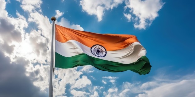 Foto: Bandera de la India Foto: Bandera de la India