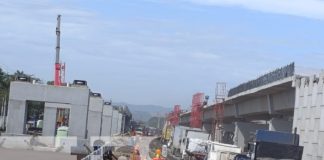 Foto: Construcción de Pista Héroes y Mártires en Managua / TN8