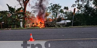 Foto: Accidente de tránsito en Carretera El Coral - Juigalpa / TN8
