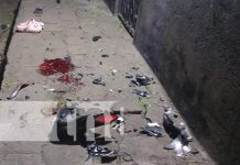 Foto: Fatal accidente de tránsito en La Paz Centro, León / TN8