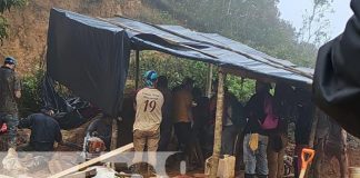Foto: Mineros soterrados en Santo Domingo, Chontales / TN8