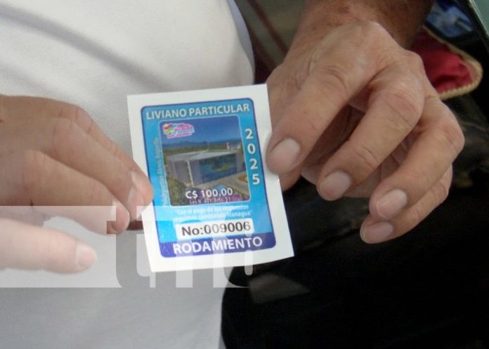 Foto: Adquirí tu sticker de rodamiento en Managua / TN8 Foto: Adquirí tu sticker de rodamiento en Managua / TN8
