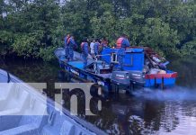 Foto: Accidente con lanchas en el Caribe Sur, sector Big Laguna / TN8