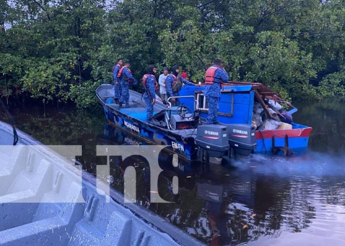Foto: Accidente con lanchas en el Caribe Sur, sector Big Laguna / TN8 Foto: Accidente con lanchas en el Caribe Sur, sector Big Laguna / TN8