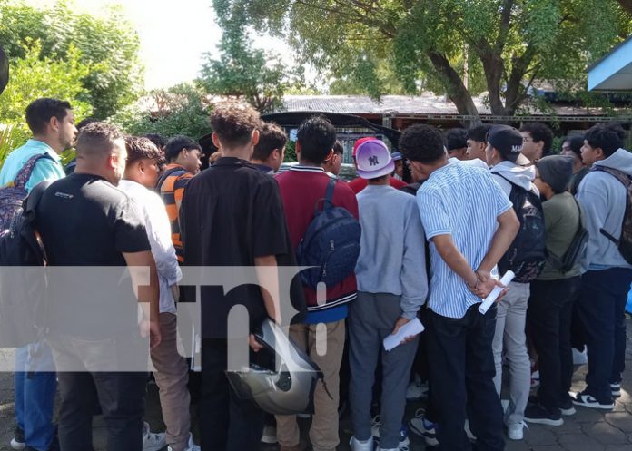 Foto: Matrículas técnicas en Managua / TN8 Foto: Matrículas técnicas en Managua / TN8