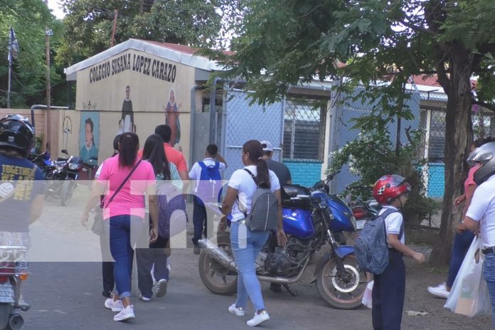 Policía de Rivas prioriza protección en colegios Policía de Rivas prioriza protección en colegios