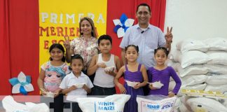 Foto: Merienda escolar para la niñez de León / TN8