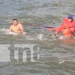 Milagro en el Cocibolca: tripulantes sobreviven a naufragio de lancha con gas licuado Foto: Naufragio de una embarcación en el Lago Cocibolca / TN8
