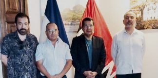 Foto: Comisión de Chile se reúnen con representantes de la Embajada de Nicaragua / Cortesía