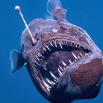 ¡Increíble hallazgo en Tenerife! Avistan un diablo negro a plena luz del día Foto: Encuentran pez diablo en Tenerife/Cortesía