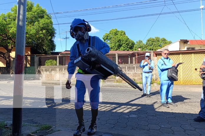 Foto: Campaña de fumigación combate el dengue en Managua /TN8