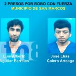 Policía Nacional captura a 6 sujetos por delitos de peligrosidad en Carazo Foto: Policía Nacional captura a 6 sujetos por delitos de peligrosidad en Carazo/TN8