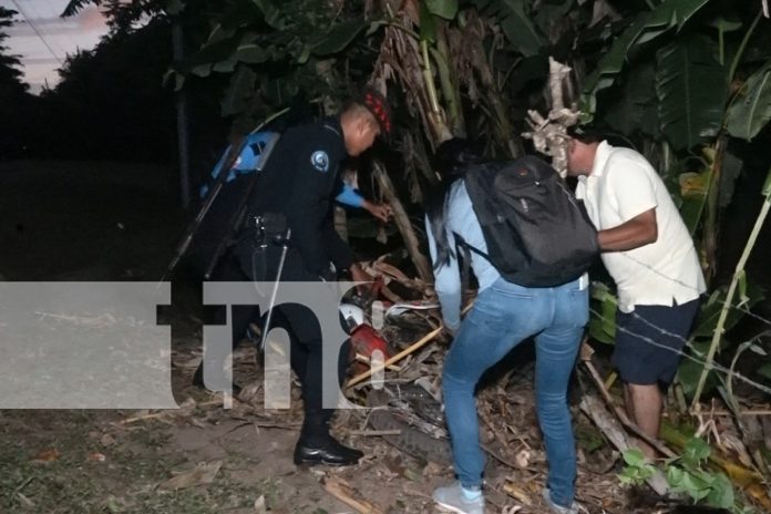 1 Foto: Motociclista y acompañante, terminan lesionados, tras accidente en la Isla de Ometepe/TN8
