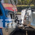 Cinco personas lesionadas en accidente de tránsito en la carretera Masaya – Granada Foto: Cinco personas lesionadas en accidente de tránsito en la carretera Masaya - Granada/TN8