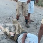 Foto: Fuerte accidente en Rivas/TN8