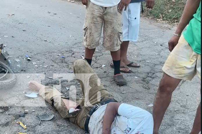 Foto: Fuerte accidente en Rivas/TN8