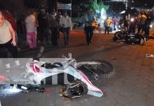 Accidente de tránsito en barrio Minvah, en Juigalpa, Chontales, deja tres personas heridas Foto: Accidente de tránsito en barrio Minvah, en Juigalpa, Chontales, deja tres personas heridas/TN8