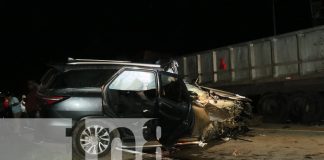 Foto: Tragedia en Siuna: Una joven muere tras brutal choque contra una rastra/TN8