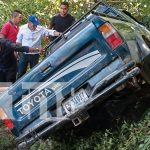 Tres personas heridas en accidente de tránsito en la comarca Siuce, en Jalapa Foto: Tres personas heridas en accidente de tránsito en la comarca Siuce, en Jalapa/TN8