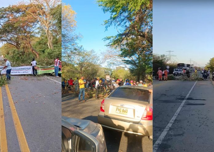 Foto: Paro en La Guajira, Colombia /cortesía