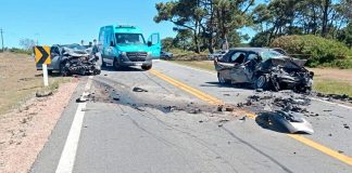 Foto: Accidente mortal en Uruguay/Cortesía